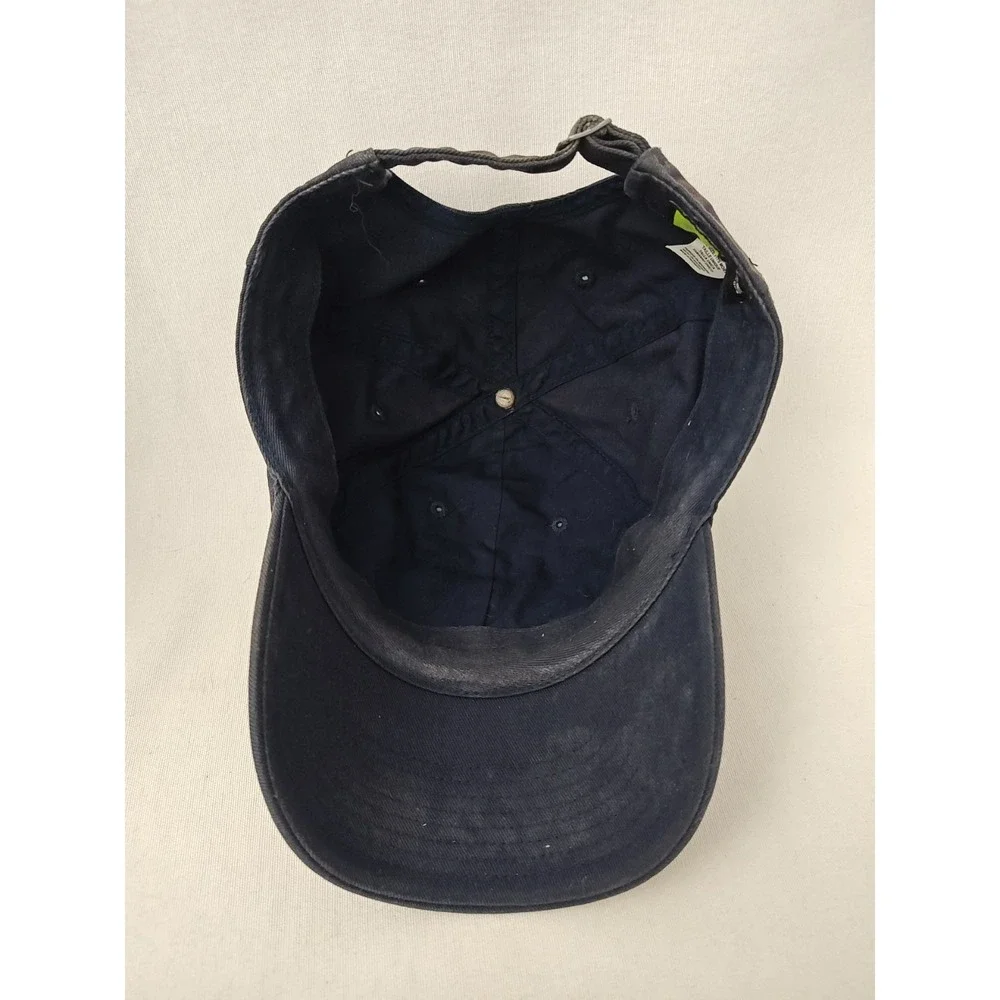 Nike Cotton Hat Navy Blue Washed One Size Adjustable Lightweight OSFA 626305-451